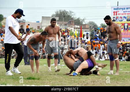 Indien, Punjab, Anadphur, Spott, kämpfen Stockfoto