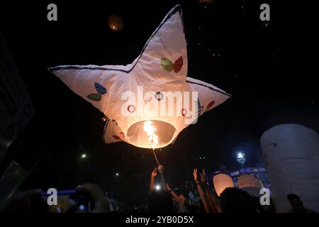 Prabarana (Pavarana) purnima 2024 Stockfoto