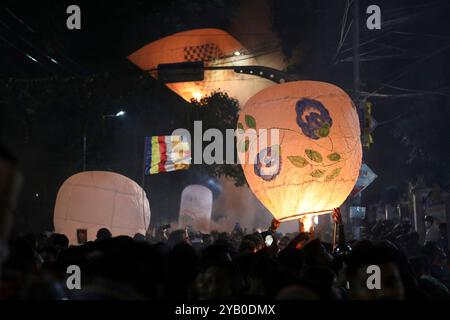 Prabarana (Pavarana) purnima 2024 Stockfoto