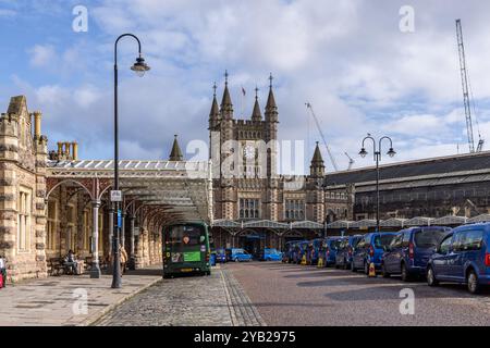 Bahnhof Bristol Temple Meads, City of Bristol, England, Großbritannien Stockfoto