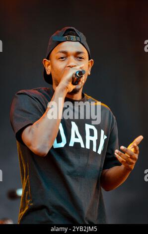 Kendrick Lamar, V2013, Hylands Park, Chelmsford, Essex, Großbritannien - 18. August 2013 Stockfoto