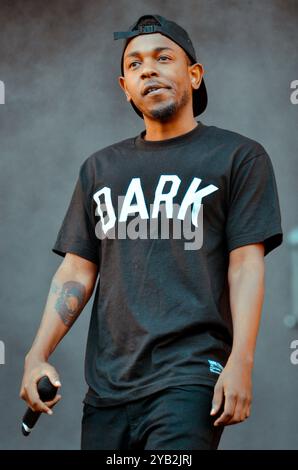 Kendrick Lamar, V2013, Hylands Park, Chelmsford, Essex, Großbritannien - 18. August 2013 Stockfoto