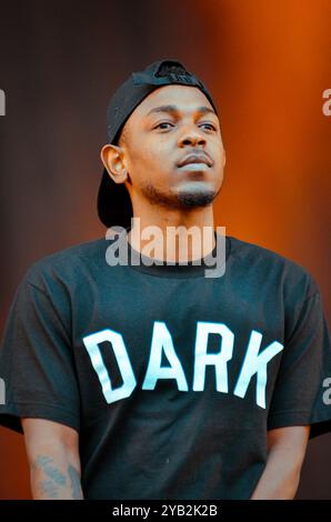 Kendrick Lamar, V2013, Hylands Park, Chelmsford, Essex, Großbritannien - 18. August 2013 Stockfoto