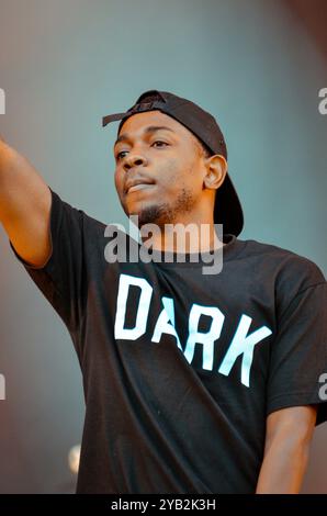 Kendrick Lamar, V2013, Hylands Park, Chelmsford, Essex, Großbritannien - 18. August 2013 Stockfoto