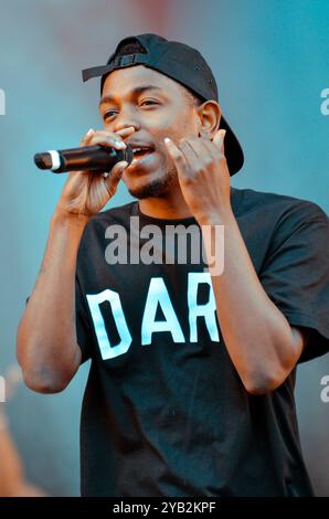 Kendrick Lamar, V2013, Hylands Park, Chelmsford, Essex, Großbritannien - 18. August 2013 Stockfoto