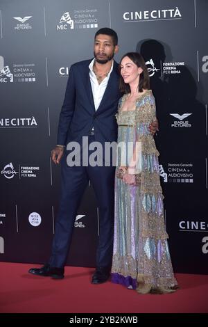 Rom, Italien. Oktober 2024. Gia Coppola besucht den Megalopolis Pre-Opening Red Carpet des 19. Rom Film Festivals und 22. Alice Nella Citta' in Cinecitta Studios. Rom (Italien), 14. Oktober 2024. Quelle: dpa/Alamy Live News Stockfoto