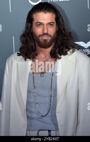 Rom, Italien. Oktober 2024. CAN Yaman besucht den Megalopolis Pre-Opening Red Teppich des 19. Rom Film Festivals und 22. Alice Nella Citta' in Cinecitta Studios. Rom (Italien), 14. Oktober 2024. Quelle: dpa/Alamy Live News Stockfoto