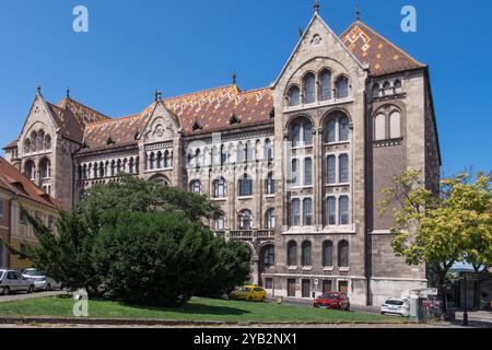 Nationalarchiv von Ungarn Gebäude im historischen Zentrum von Buda, Budapest, Ungarn Stockfoto