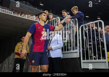 Zagreb, Kroatien. Oktober 2024. Javier Rodriguez von Barca wird vor dem fünften Spiel der EHF Champions League Gruppe B zwischen dem HC Zagreb und Barca am 16. Oktober 2024 in Zagreb vorgestellt. Foto: Igor Kralj/PIXSELL Credit: Pixsell/Alamy Live News Stockfoto