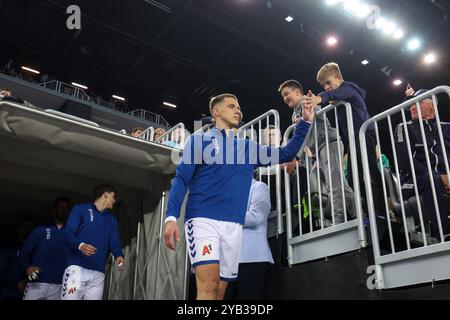 Zagreb, Kroatien. Oktober 2024. Patryk Walczak vom HC Zagreb wird am 16. Oktober 2024 vor dem fünften Spiel der EHF Champions League Gruppe B zwischen dem HC Zagreb und Barca in der Arena Zagreb vorgestellt. Foto: Igor Kralj/PIXSELL Credit: Pixsell/Alamy Live News Stockfoto