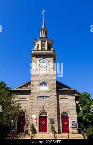 First Parish Church, Congress Street, Portland, Maine, USA Stockfoto