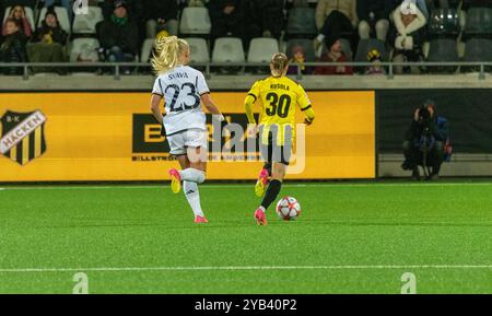 Göteborg, Schweden, 23. November 2023, Göteborg, Hisingen. ich spiele in der UEFA Women's Champions League zwischen BK Häcken und Real Madrid. Stockfoto