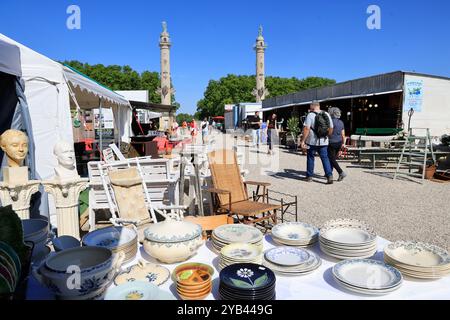 Freizeit- und Entspannungszeit in der Nähe des Flusses Garonne in Bordeaux. Bordeaux, Gironde, Nouvelle Aquitaine, Frankreich, Europa. Foto: Hugo Martin/Al Stockfoto