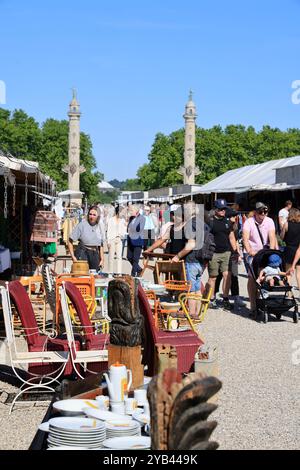 Freizeit- und Entspannungszeit in der Nähe des Flusses Garonne in Bordeaux. Bordeaux, Gironde, Nouvelle Aquitaine, Frankreich, Europa. Foto: Hugo Martin/Al Stockfoto