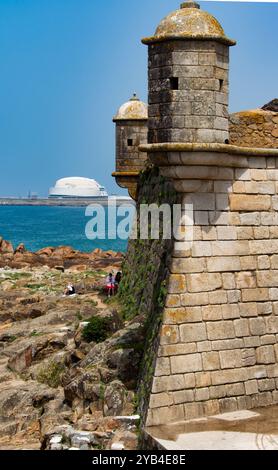 Schloss von Queijo, Porto, Portugal Stockfoto