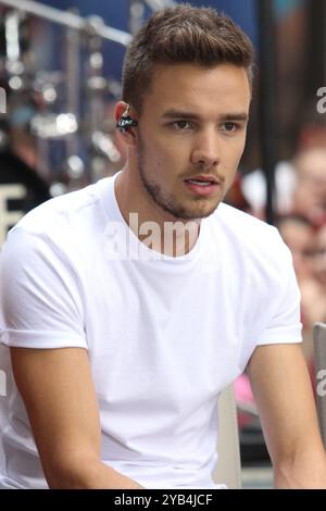 Liam Payne von One Direction trat am 23. August 2013 in der Toyota Show von NBC auf. Foto: Henry McGee/MediaPunch Stockfoto