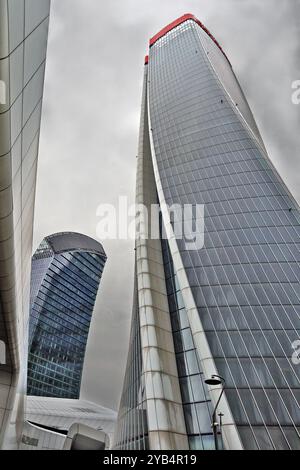 Mailand. Generali Tower (lo Storto, „The Twisted One“). Torre Hadid. Stockfoto