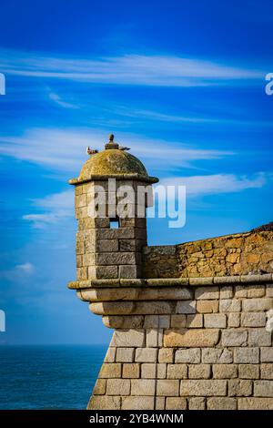 Forte de Francisco Xavier in Porto, Portugal Stockfoto