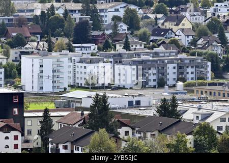 Entwicklung von Wohnblocks Stockfoto