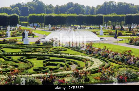 Barockgartenparterre im Großen Garten, Herrenhausener Garten, Hannover, Niedersachsen, Deutschland, Europa Stockfoto