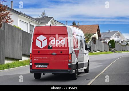 Zustellwagen dpd-Paketdienst Stockfoto