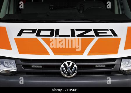 Foto des Polizeisymbols Stockfoto