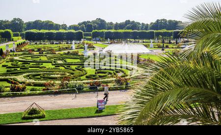 Barockgartenparterre im Großen Garten, Herrenhausener Garten, Hannover, Niedersachsen, Deutschland, Europa Stockfoto