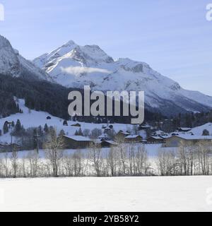 Der Oldehore im Winter, Gsteig bei Gstaad Stockfoto