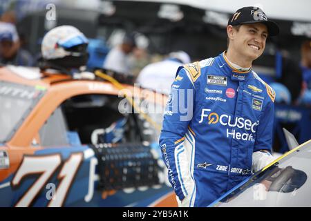 Zane Smith macht sich bereit, sich für die AdventHealth 400 in Kansas City, KS, USA, Nordamerika zu qualifizieren Stockfoto