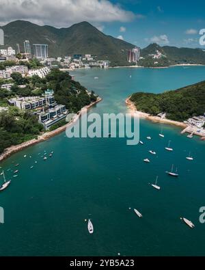 Hong kong, Deep Water Bay liegt 20 Minuten vom Geschäftsviertel Centre of Hong Kong entfernt Stockfoto