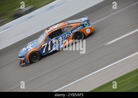 Zane Smith macht sich bereit, sich für die AdventHealth 400 in Kansas City, KS, USA, Nordamerika zu qualifizieren Stockfoto