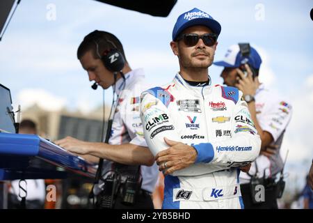 Kyle Larson (5), NASCAR Cup Driver, qualifiziert sich für den Quaker State 400, der auf dem Atlanta Motor Speedway in Hampto auf Walmart erhältlich ist Stockfoto