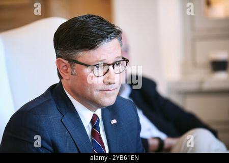 Paradise Valley, Arizona, USA – 22. August 2024: Mike Johnson, US-Präsident des Hauses (von Gage Skidmore) Stockfoto