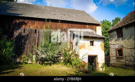 Private Villa im Dorf Lasowice in Polen Stockfoto