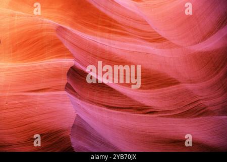 Abstrakter bunter Felsenhintergrund im Lower Antelope Canyon, Arizona, USA Stockfoto
