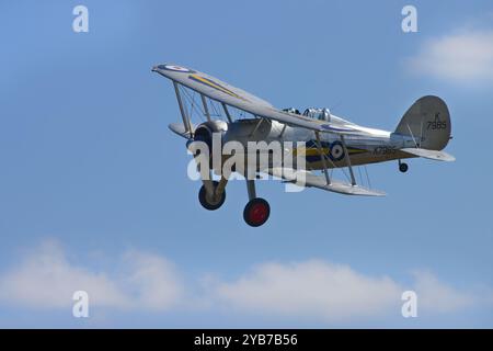 Gloster Gladiator 1 in 73 RAF-Markierungen. Stockfoto