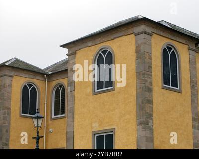 Kilmarnock, Schottland, Großbritannien. 13. Oktober 2024: Nahaufnahme der New Laigh Kirk in Kilmarnock. Stockfoto