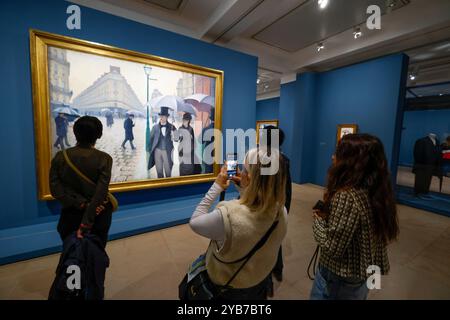 CAILLEBOTTE EXHIBITION ORSAY MUSEUM PARIS Stockfoto