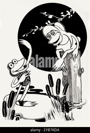 Flip the Frog Publicity Zeichnung (Celebrity Pictures, 1930) Ub Iwerks Stockfoto