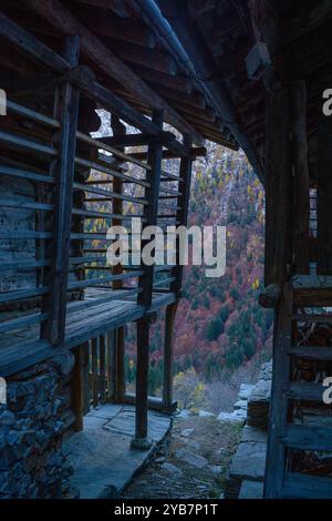 Alte italienische Hütte Stockfoto