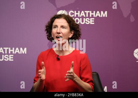 Chatham, Kent, 17.10.2024, britische Staatsministerin für Entwicklung Anneliese Dodds in ChathamCredit: Dominic Dudley/Alamy Live News Stockfoto