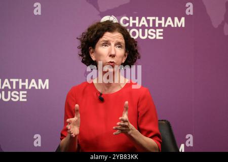 Chatham, Kent, 17.10.2024, britische Staatsministerin für Entwicklung Anneliese Dodds in ChathamCredit: Dominic Dudley/Alamy Live News Stockfoto