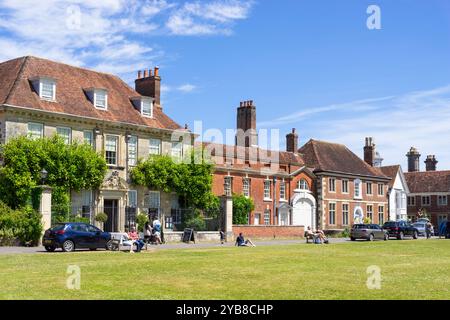 Mompesson House ein georgianisches Haus aus dem 18. Jahrhundert in der Nähe von Salisbury Wiltshire England Großbritannien GB Europa Stockfoto