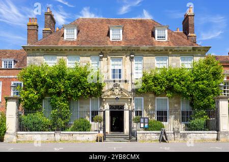 Salisbury Mompesson House Salisbury ein georgianisches Haus aus dem 18. Jahrhundert in der Nähe der Kathedrale in der Nähe von Salisbury Wiltshire England Großbritannien GB Europa Stockfoto