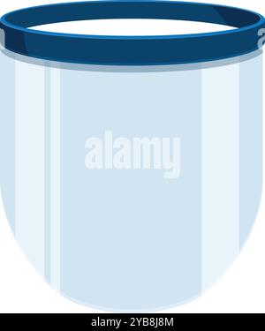 Medizinische Schutzausrüstung, die die Sicherheit von Ärzten und Patienten gewährleistet Stock Vektor