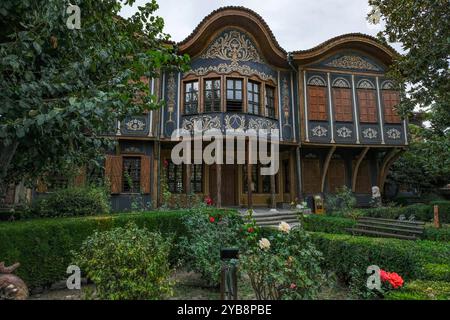 Plovdiv, Bulgarien - 7. Oktober 2024: Das regionale Ethnographische Museum in Plovdiv, Bulgarien. Stockfoto