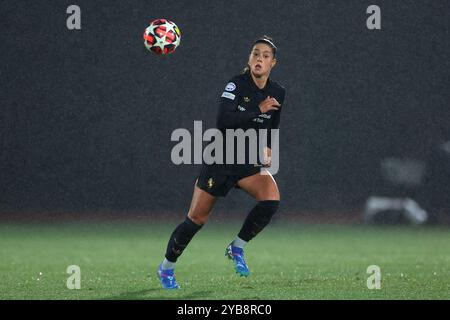 Biella, Italien. Oktober 2024. Viola Calligaris von Juventus während des Spiels der UEFA Women's Champions League im Stadio Comunale Vittorio Pozzo Lamarmora, Biella. Der Bildnachweis sollte lauten: Jonathan Moscrop/Sportimage Credit: Sportimage Ltd/Alamy Live News Stockfoto