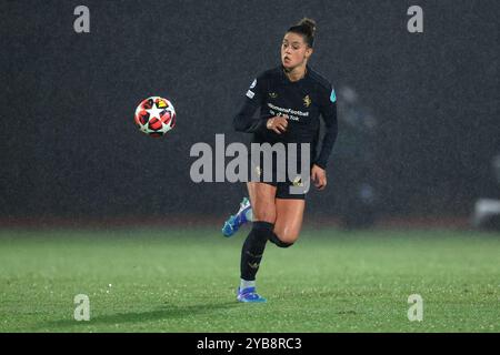 Biella, Italien. Oktober 2024. Viola Calligaris von Juventus während des Spiels der UEFA Women's Champions League im Stadio Comunale Vittorio Pozzo Lamarmora, Biella. Der Bildnachweis sollte lauten: Jonathan Moscrop/Sportimage Credit: Sportimage Ltd/Alamy Live News Stockfoto