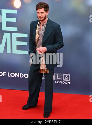 LONDON, GROSSBRITANNIEN. Oktober 2024. Andrew Garfield nimmt an der Headline Gala „We Live in Time“ Teil – 68. BFI London Film Festival in London, Großbritannien. (Foto von 李世惠/siehe Li/Picture Capital) Credit: Siehe Li/Picture Capital/Alamy Live News Stockfoto