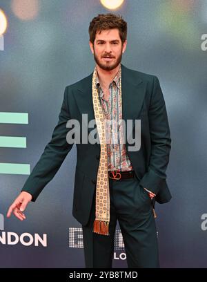 LONDON, GROSSBRITANNIEN. Oktober 2024. Andrew Garfield nimmt an der Headline Gala „We Live in Time“ Teil – 68. BFI London Film Festival in London, Großbritannien. (Foto von 李世惠/siehe Li/Picture Capital) Credit: Siehe Li/Picture Capital/Alamy Live News Stockfoto
